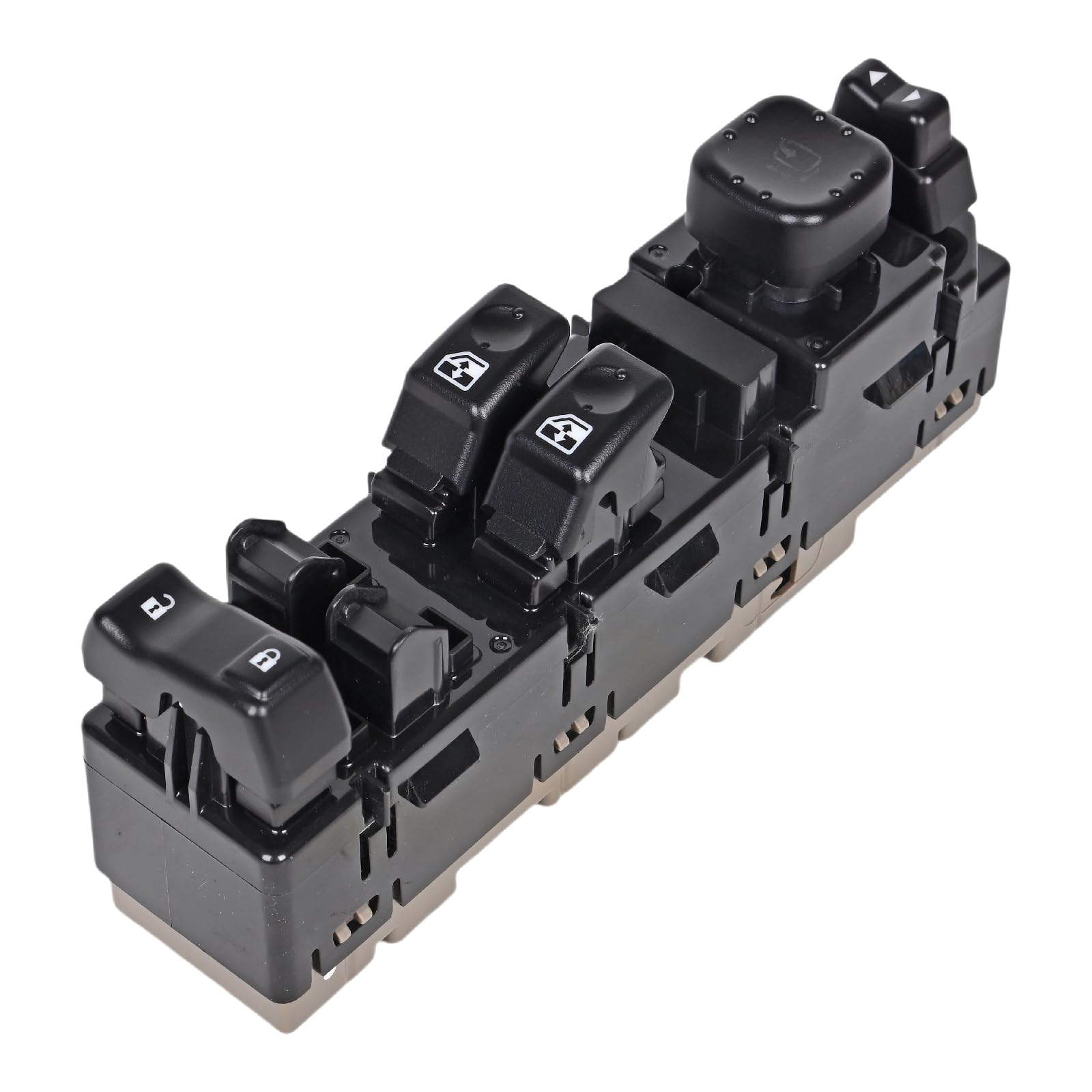 15883322 Driver Side Door Lock Switch & Master Power Window Switch with Black Bezel Compatible with 2003-2007 Chevy Silverado 1500 2500 3500 GMC Sierra 1500 2500 3500 Replaces DWS-248 - Image 8