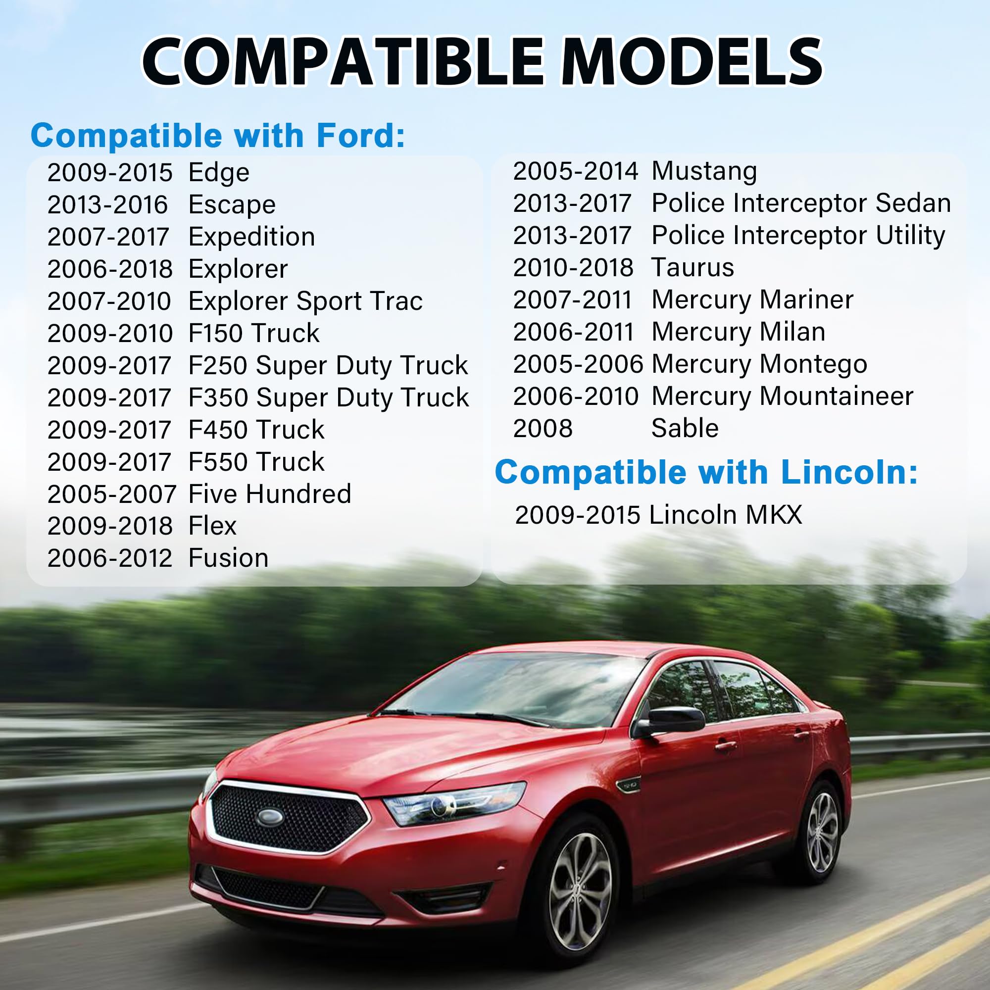 6 Way Power Seat Adjust Switch Compatible with Ford F150 F250 F350 F450 2005-2015 Edge Escape Expedition Explorer Flex MKX Replace# 5F9T-14B709-AA, 9L3Z14A701A, SW605, PSW550 - Image 4