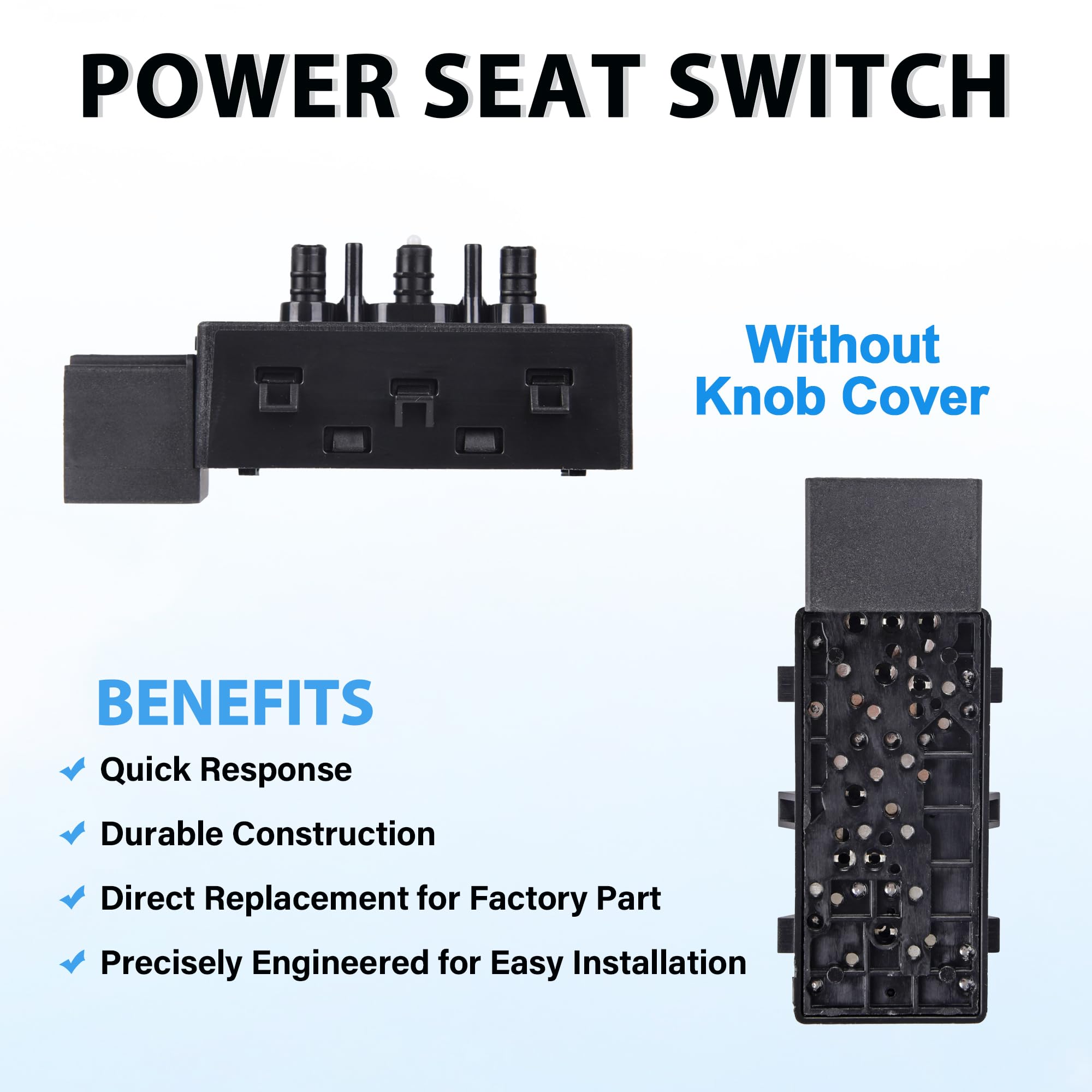 6-Way Power Seat Switch Driver Side Passenger Side Compatible with Ford Lincoln Mercury Replacement for 9L3Z-14A701-A 5F9Z-14A701-AA PSW5 - Image 6