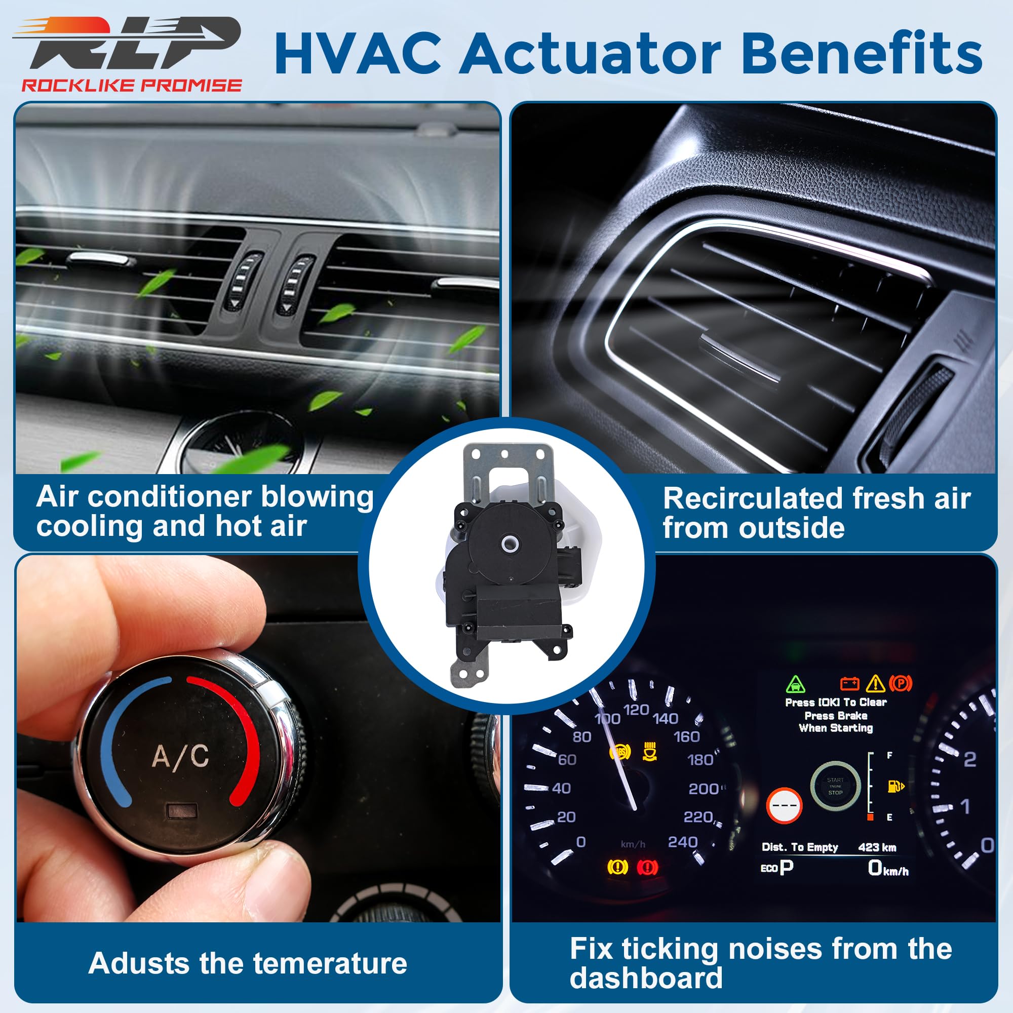 79140-SNA-A01 Blend Door Actuator for Honda Civic 2006-2011 HVAC Main Mode Replacement 604-879 - Image 7