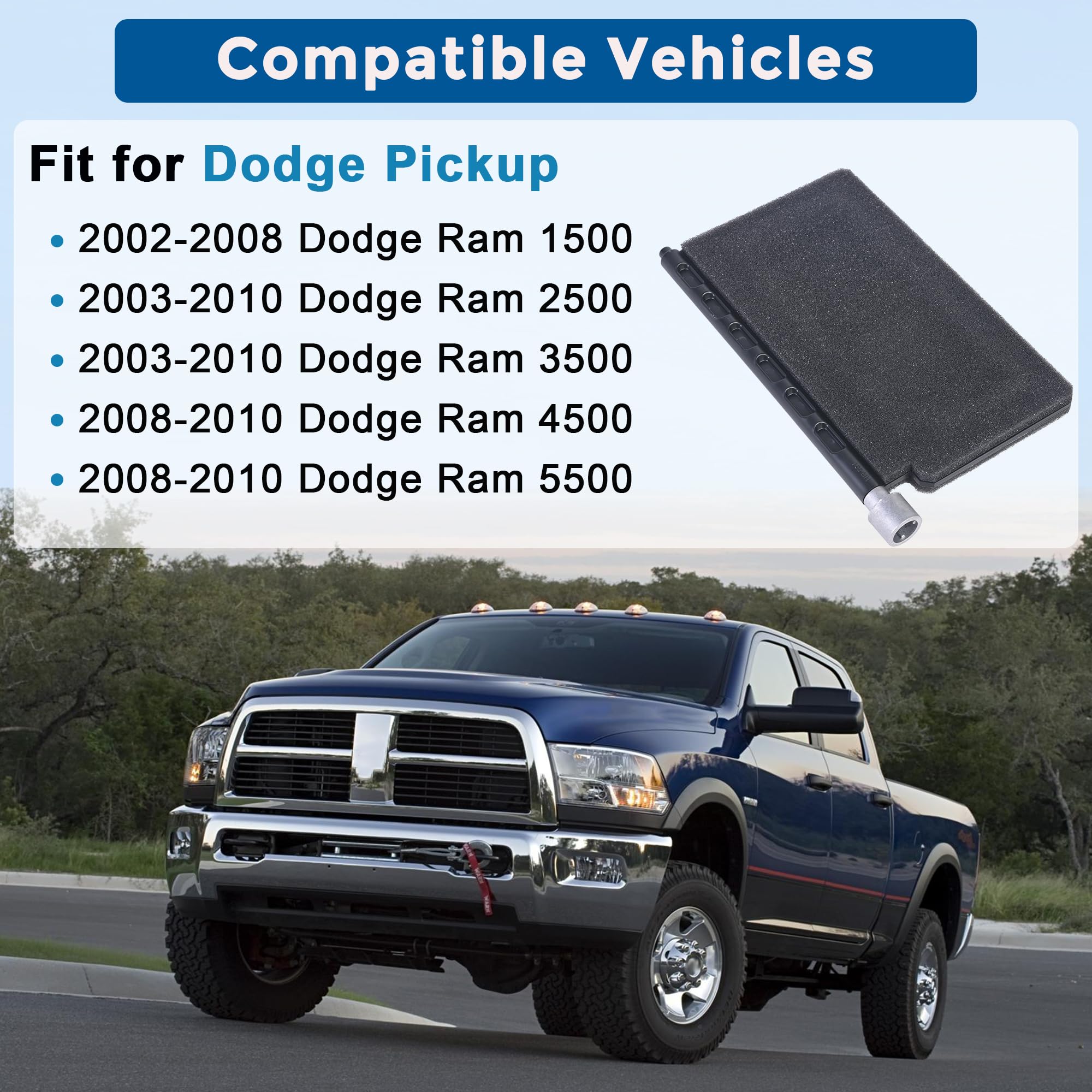 902-325 HVAC Blend Door Repair Kit Compatible with 2002-2010 Dodge Ram 1500 2500 3500 4500 5500 Replaces 68004226AA 68004226AB Recirculation - Image 6