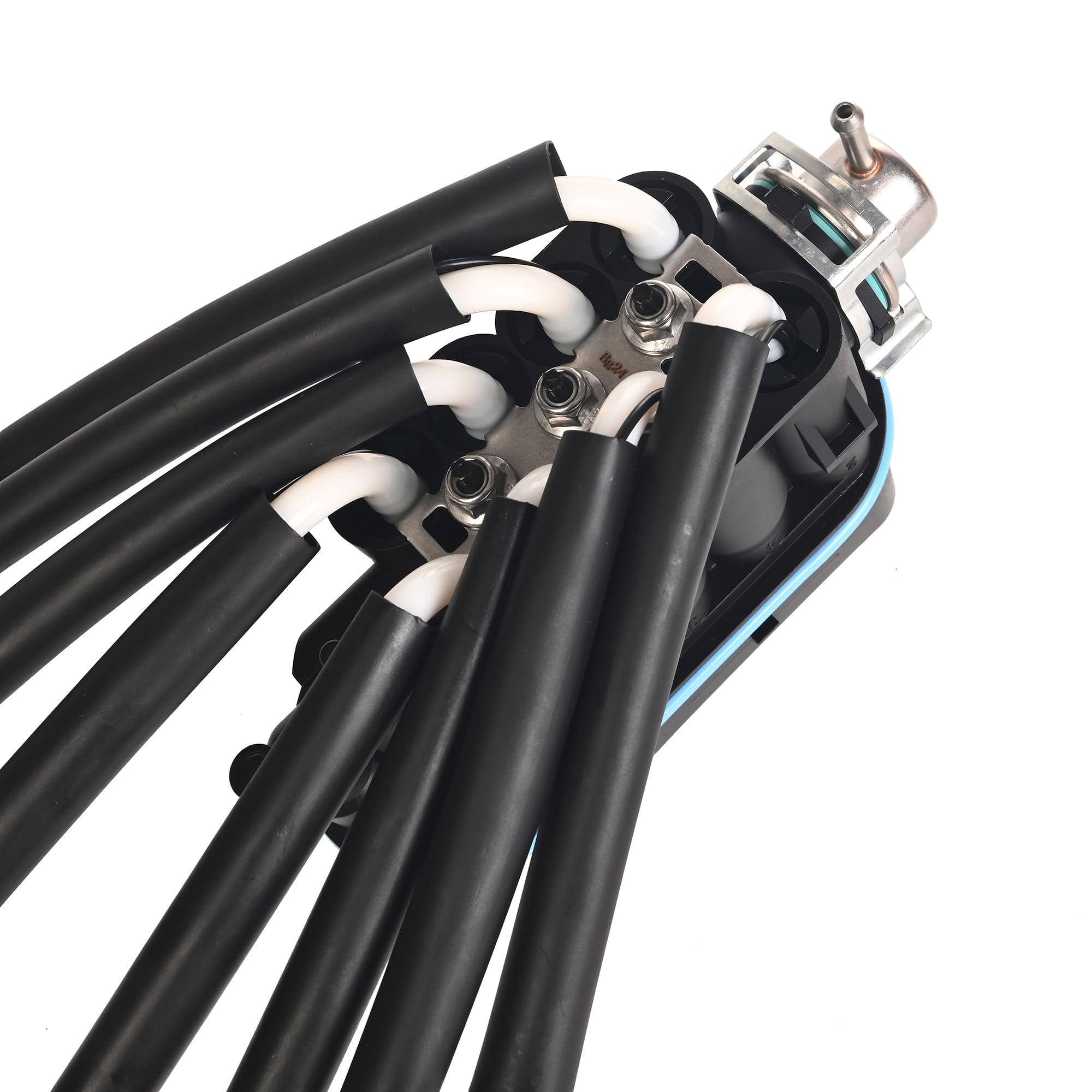 FJ504 Spider Injector Fuel Injector Assembly Compatible with Cadillac Escalade C1500 C2500 C3500 K1500 K2500 K3500 Express GMC Savana 5.0L 5.7L V8 Replace# 19210687 93441235 - Image 3