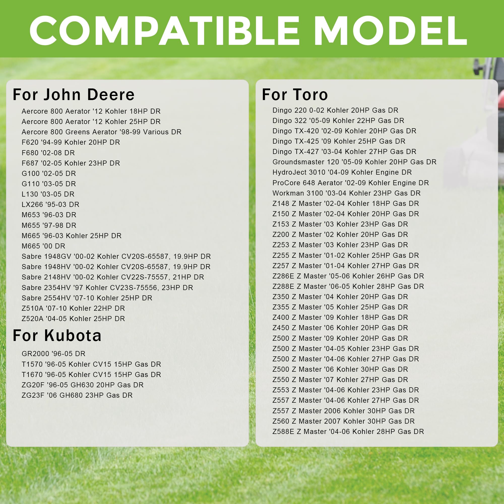 Kohler Starter 10 Teeth Compatible with 2509808 2509809 2509811 SDR0291 41012182 41012182R 41012414 15 16 17 18 20 21 22 23 25 26 27 28 30 31 HP John Deere Toro Cub Cadet Scotts Thomas Grasshopper - Image 6
