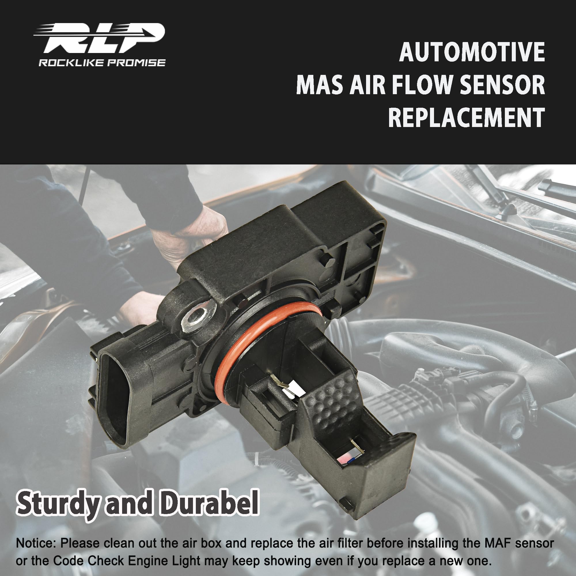 Mass Air Flow Sensor MAF Sensor Compatible with Cadillac CTS Escalade Chevy Avalanche Silverado Suburban Tahoe GMC Sierra Yukon XL 1500 2500 Replaces 10393948 23256991 - Image 4