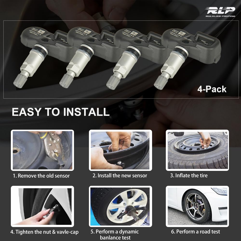 Replacement TPMS Sensor Tire Pressure Monitoring System Sensor 315MHz Compatible with Toyota 4Runner Camry Corolla Highlander FJ Cruiser Prius Replacement for 42607-33021 42607-06011 42607-33011 - Image 4