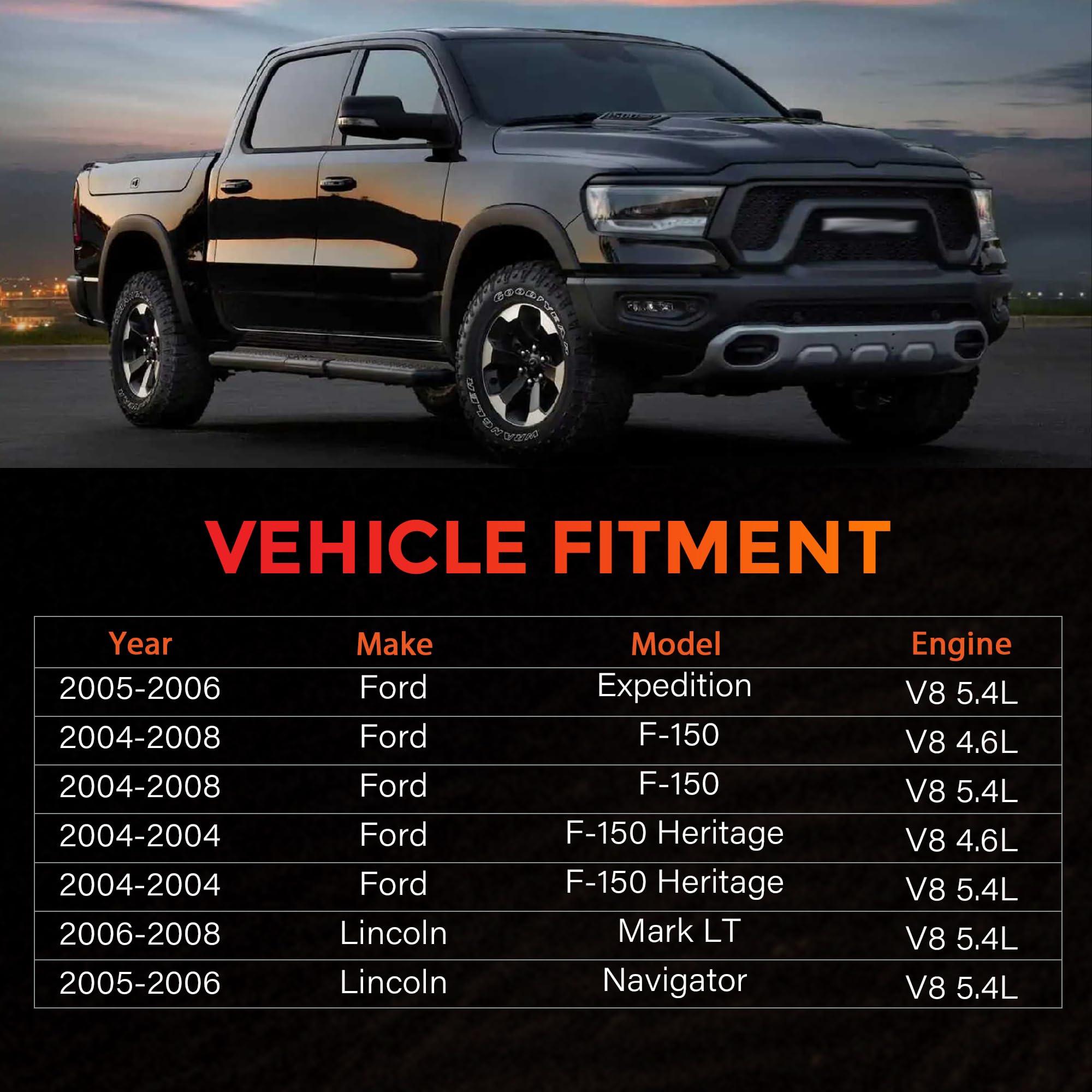 RLP Alternator 110 Amp Compatible With 2004-2008 Ford F150 Expedition Lincoln Mark LT Navigator V8 Replace# 8318N 4L3U10300BA 4L3U10300BB 6L3T-10300-AA - Image 5