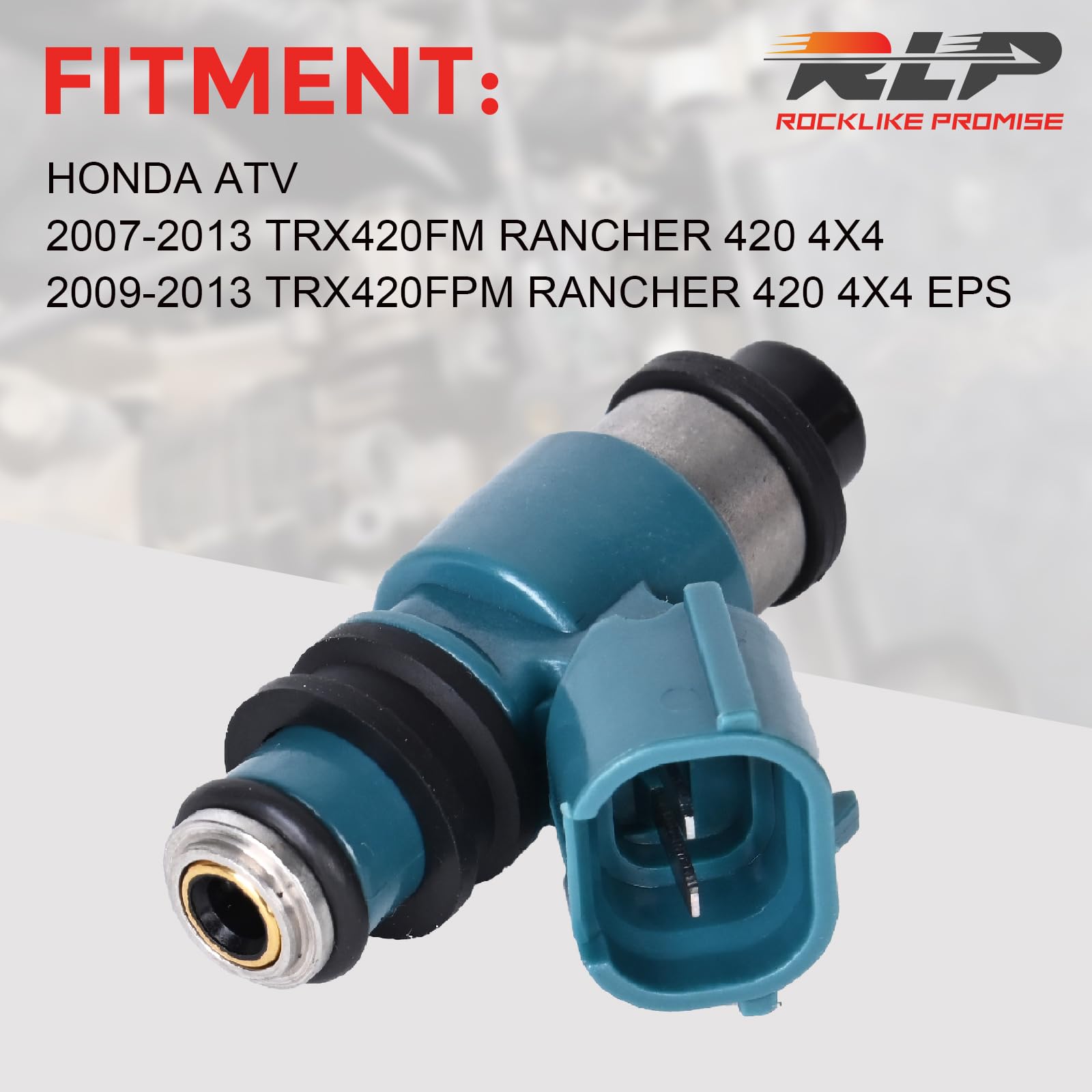 RLP Fuel Injectors IJ105/3 Compatible with Honda TRX420FM TRX420FPM Rancher 420 4X4 2007 2008 2009 2010 2011 2012 2013 - Image 5