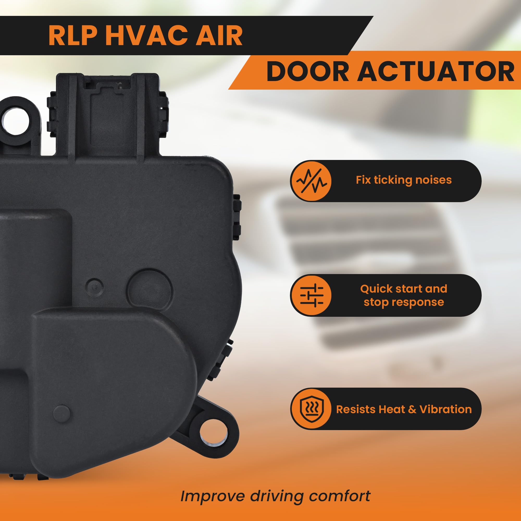 RLP HVAC Blend Door Actuator 604-970 Fits 2004-2010 Infiniti QX56 2005-2015 Nissan Armada Titan 2004-2009 Nissan Quest Replaces OE# 27743ZP00A 1712369 - Image 5
