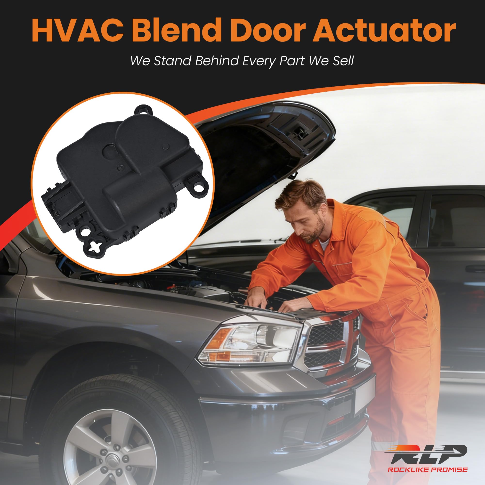 RLP HVAC Blend Door Actuator 604-970 Fits 2004-2010 Infiniti QX56 2005-2015 Nissan Armada Titan 2004-2009 Nissan Quest Replaces OE# 27743ZP00A 1712369 - Image 8