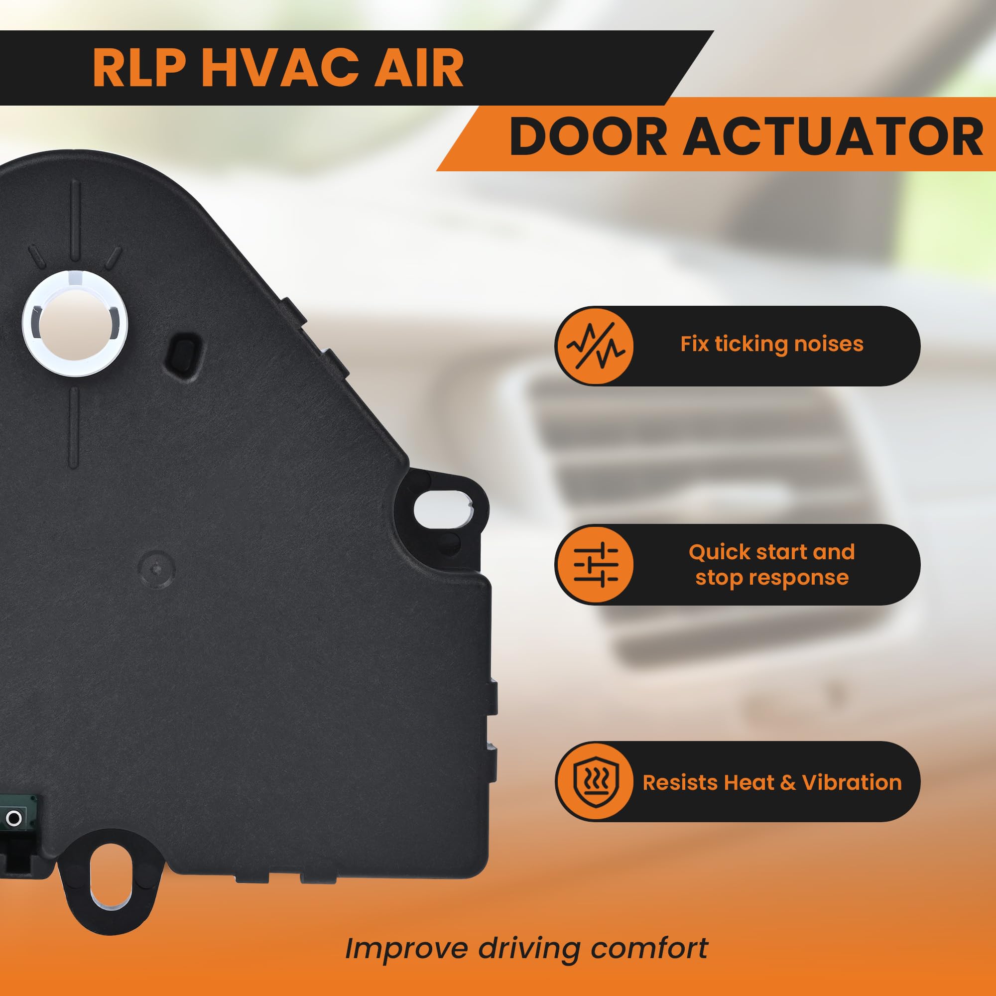 RLP HVAC Heater Blend Door Actuator 604-107 Compatible with Chevy Tahoe Silverado C1500 Suburban GMC Yukon Ca-dillac Escalade Buick Replaces 16124932 89018395 Main Temperature Mode - Image 5