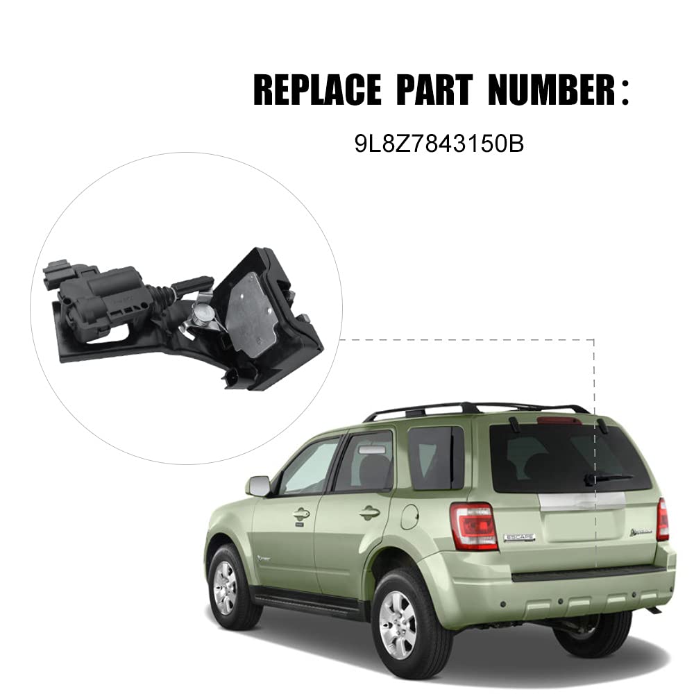 RLP Rear Liftgate Door Lock Actuator Tailgate Latch Assembly Compatible with 2009-2012 Ford Escape 2009-2011 Mercury Mariner 2008-2011 Mazda Tribute Replacement for 9L8Z-7843150-B 937-663 - Image 7