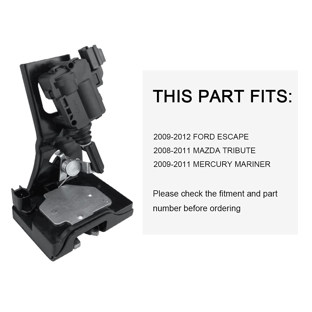 RLP Rear Liftgate Door Lock Actuator Tailgate Latch Assembly Compatible with 2009-2012 Ford Escape 2009-2011 Mercury Mariner 2008-2011 Mazda Tribute Replacement for 9L8Z-7843150-B 937-663 - Image 8