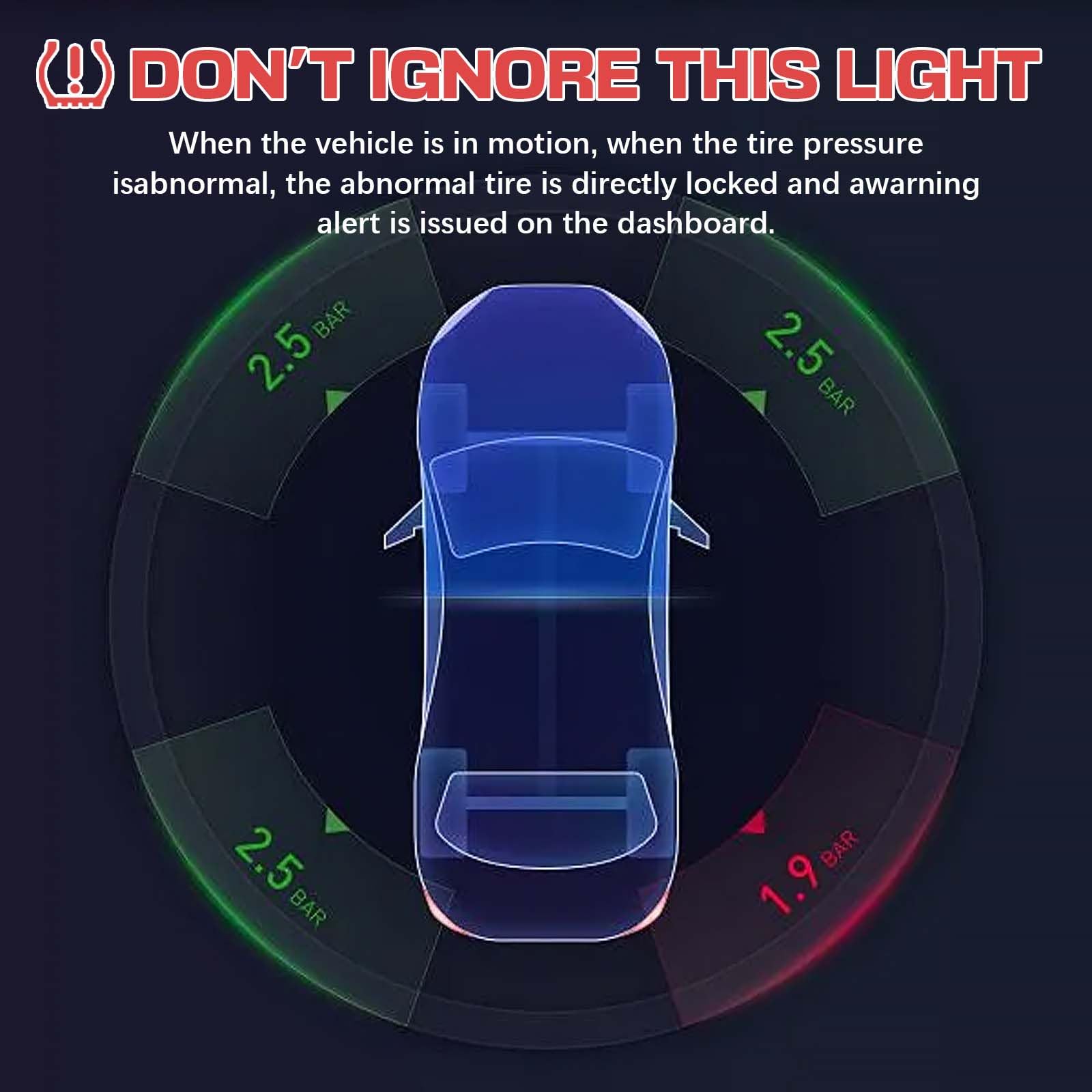 RLP Tire Pressure Monitoring System Sensor 42753-TR0-A81 Compatible with Honda Civic CR-Z Element Fit Odyssey Replaces# 42753-TR3-A81 42753-SNA-A81,315MHz - Image 6