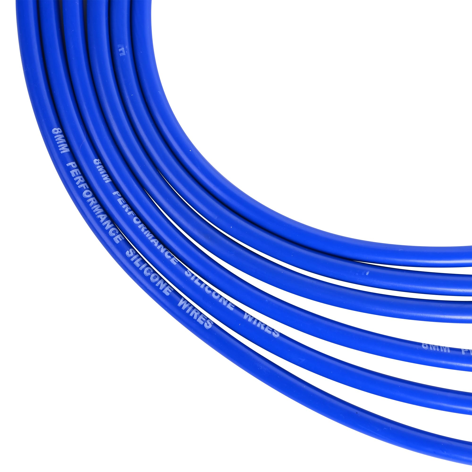 RLP Silicone Spark Plug Wires Set 8.0mm Blue Replacement for Buick 225 231 Dauntless V6 Odd HEI Distributor Valve Cover Wires - Image 4