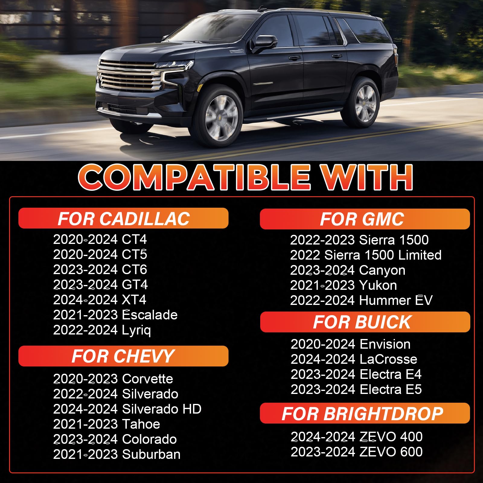 RLP TPMS Tire Sensor Tire Pressure Monitoring System Sensor 433MHz Compatible with 2020 2021 2022 2023 2024 Buick Ca-dillac Chevy Silverado GMC Sierra Pontiac Replaces 13542523 13533166 - Image 4