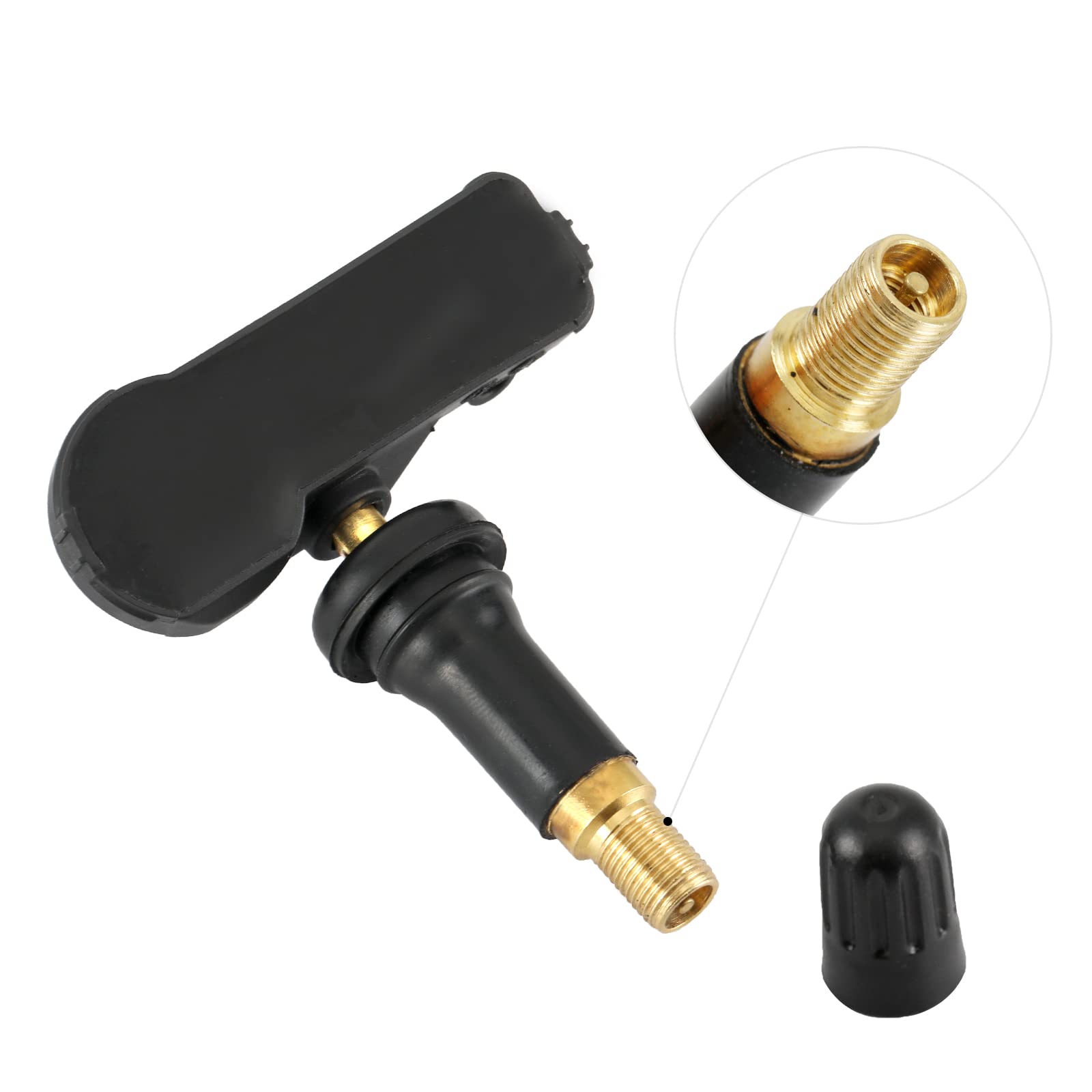 TPMS Sensor Tire Pressure Sensor TPMS Sensors Set of 4 315MHz Compatible with Ford Lincoln Mercury Replaces DE8T-1A180-AA 9L3Z-1A189-A CM5T-1A180-AA - Image 5