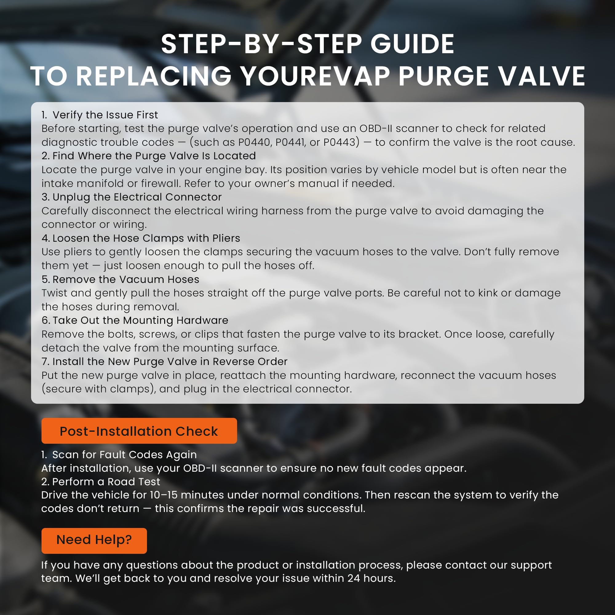 Vapor Canister Purge Valve Solenoid EVAP Evaporator Emission Canister Purge Solenoid Compatible with Buick Chevy GMC Replaces 214-1680 12597567 911-032 - Image 8
