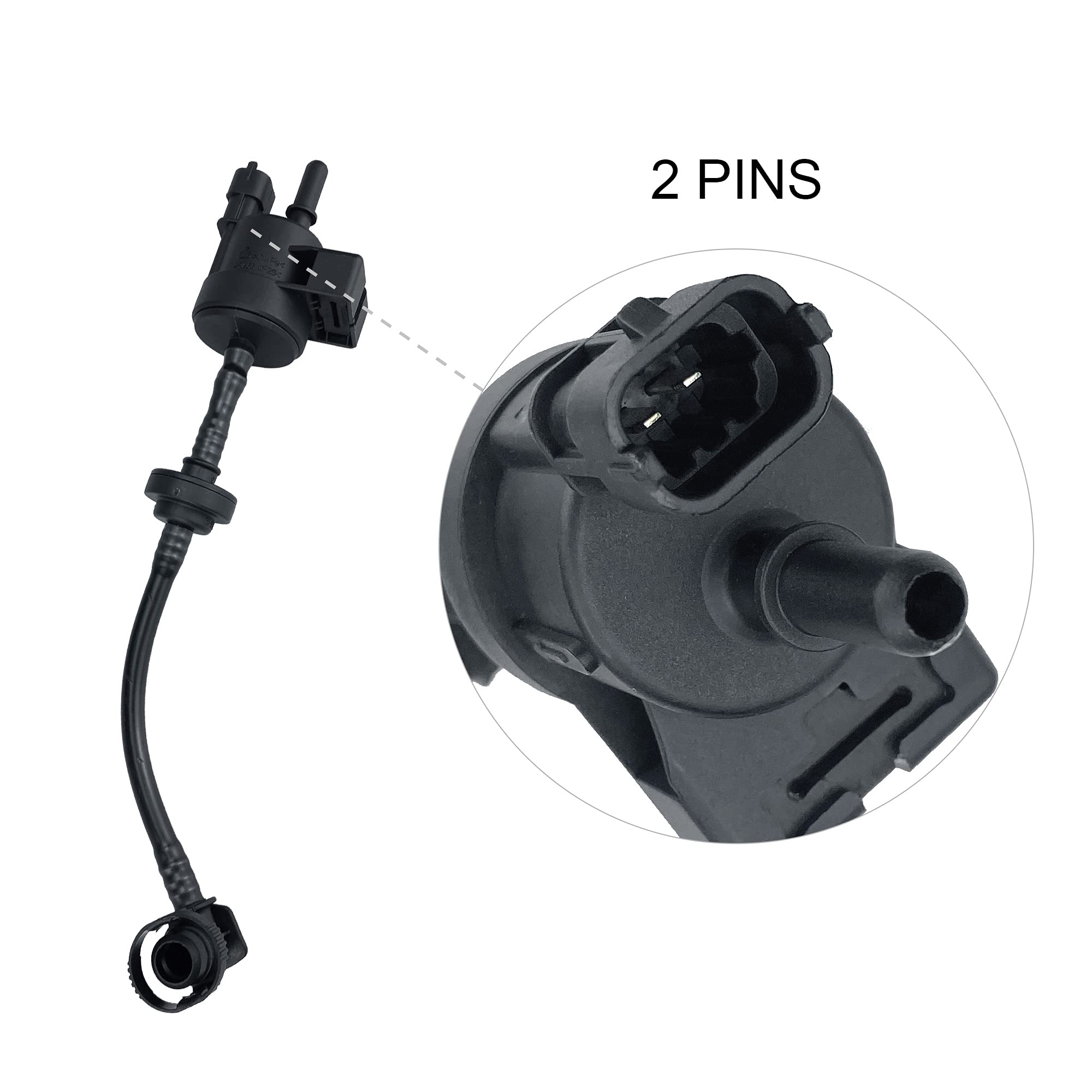 Vapor Canister Purge Valve Solenoid EVAP Purge Valve Solenoid Compatible with 2012-2021 Buick Encore Chevy Cruze Sonic Trax with 1.4L L4 Replaces 55573017 911-409 - Image 6